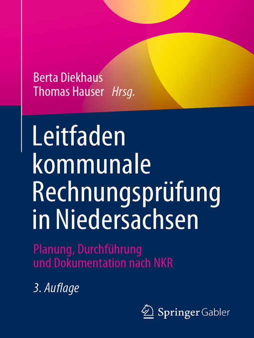 Cover image for Leitfaden kommunale Rechnungsprüfung in Niedersachsen